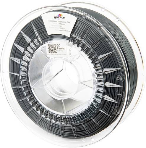 Spectrum Filaments 80690 PLA Premium Filament PLA hohe Zugfestigkeit 1.75mm 1000g anthracite grey 1St.
