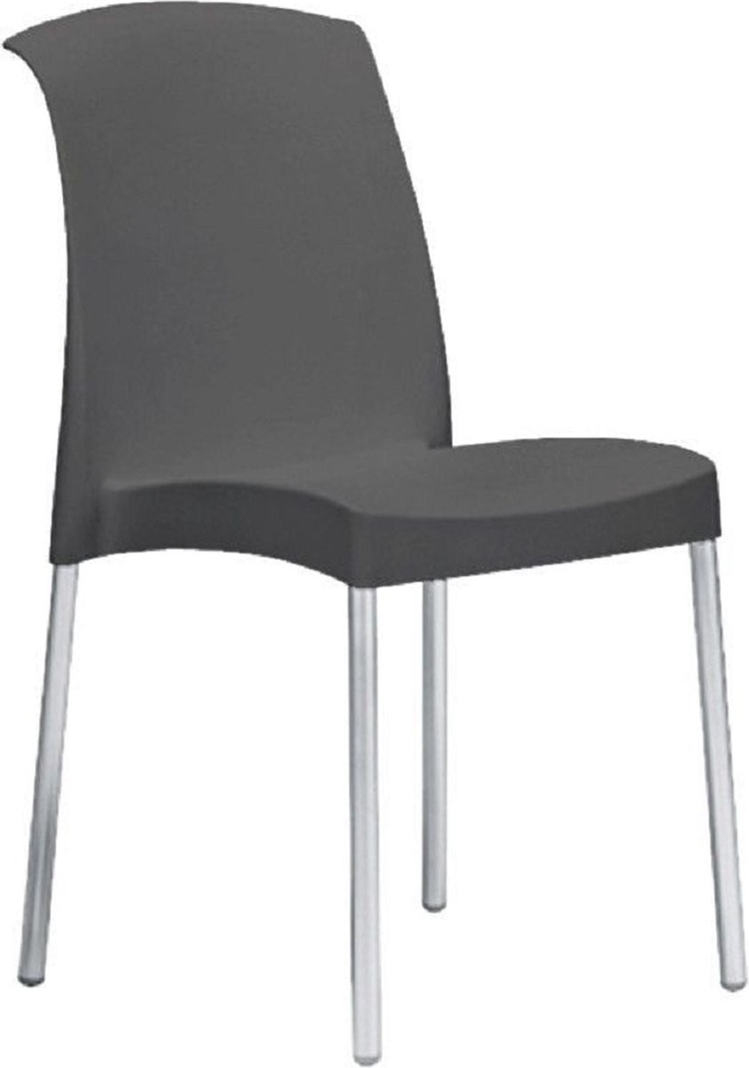 Kantinestoel Jenny designstoel in antraciet