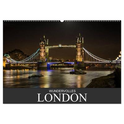Wundervolles London (Wandkalender 2026 DIN A2 quer), CALVENDO Monatskalender