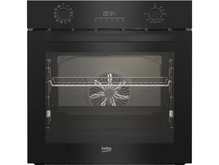 BEKO Backofen-Set Elbe, mit 1-fach-Teleskopauszug, Hydrolyse, Mit AirFry knusprig frittieren im Ofen – ganz ohne zusätzliches Fett