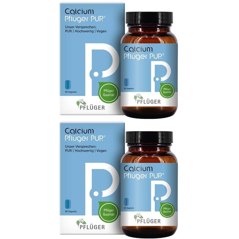 Calcium Pflüger PUR 100 mg Kapseln 2x 2x90 St