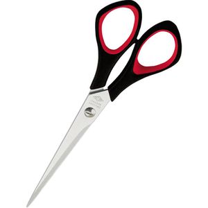 Wedo Büroschere 976651, Linkshänder, 16 cm, Universalschere, aus Edelstahl, rostfrei, schwarz