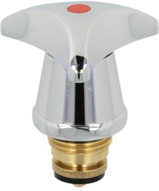 Heinrich Schulte Oberteil Z011008-00010 3/8", mit Dreikant-Metallgriff warm, verchromt