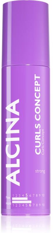 Alcina Strong gel coiffant pour fixer les cheveux naturellement bouclés 100 ml