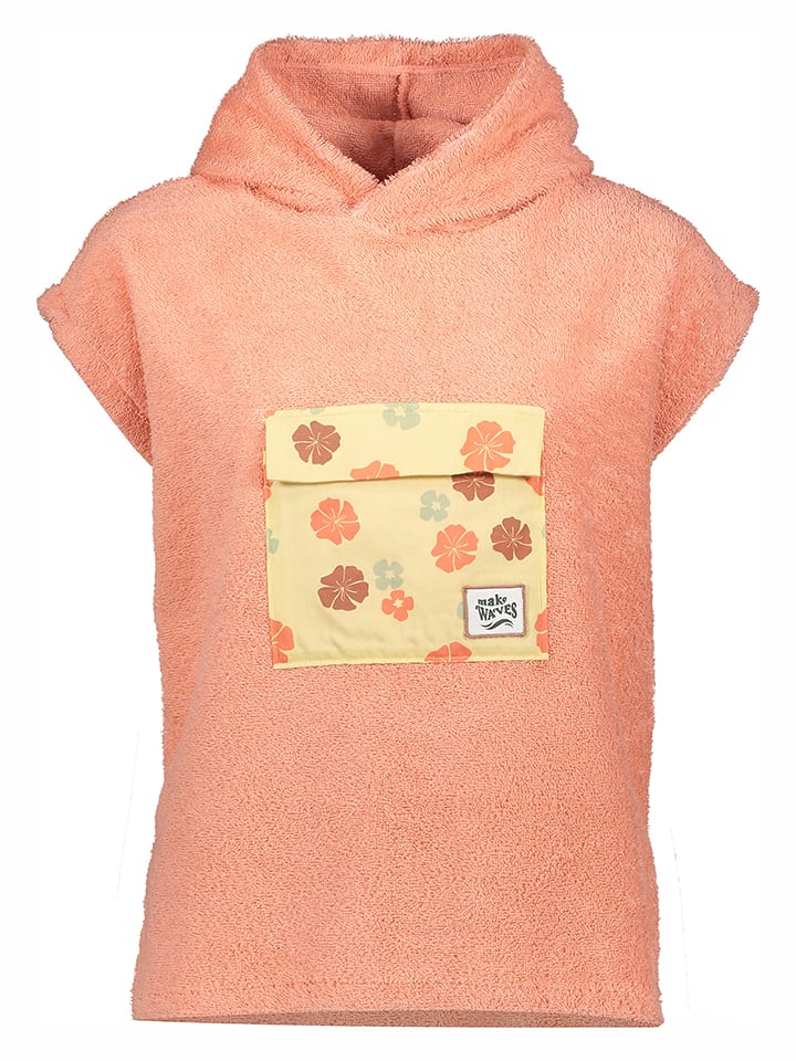 Lässig Badeponcho "Terry" in Orange - onesize
