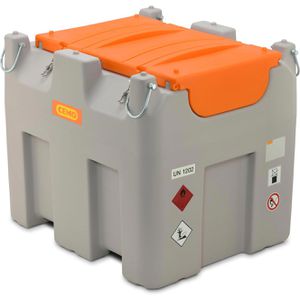 CEMO Tankanlage 10827 Premium mobil, ADR-Zulassung, 980 Liter, 230V E-Pumpe & Klappdeckel, Diesel