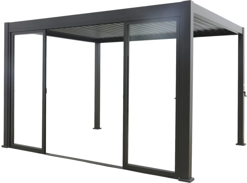 EuroGarden SET 4 PORTE VETRO SCORREVOLI 4M ATENA GRIGIO
