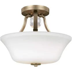 Elstead Lighting Evington Deckenleuchte 2-flammig E27 Gold