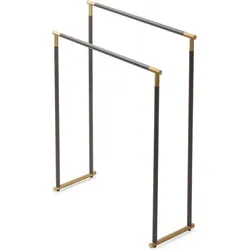 Club Handtuchständer dunkles Metall matte - gold