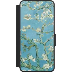 Nivocase Klapphülle für Samsung Galaxy S26+ Handyhülle aus Kunst Leder NIVOflip schwarz Kunst Malerei (Samsung Galaxy S26+), Smartphone Hülle, Schwarz