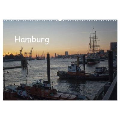 Hamburg (Wandkalender 2026 DIN A2 quer), CALVENDO Monatskalender