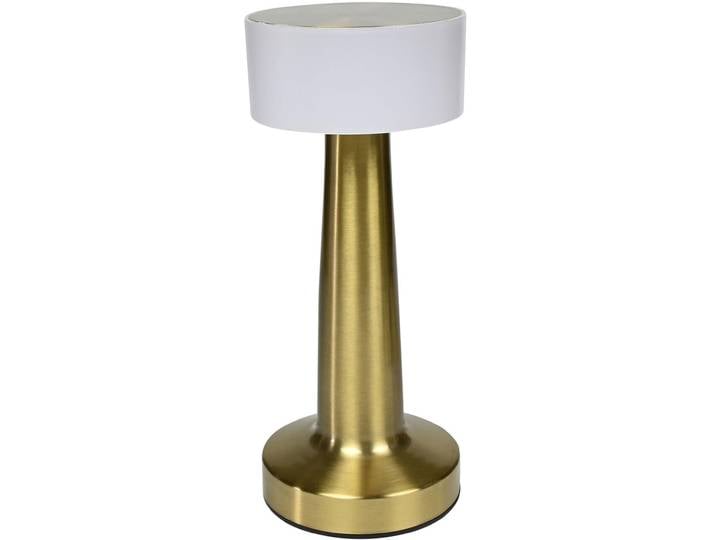 LED-Tischlampe Gold-Optik, Touch-Steuerung