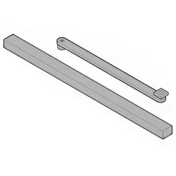 Hörmann R Gleitschiene mit Hebel Bauhöhe 30 mm für Türschließer auf Öffnungsseite, TS 5000