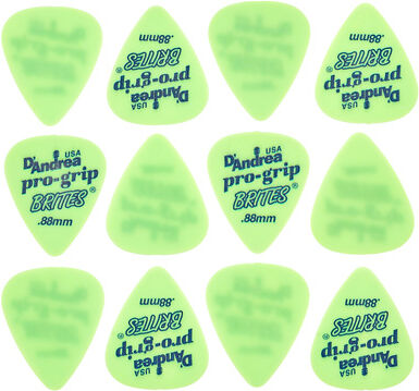 dAndrea Pro-Grip Brites Picks 0,88 Grün
