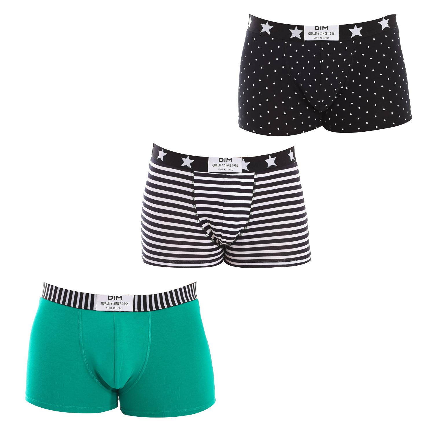 Pack-3 nahtlose Mode Boxershorts D0C6D Mann