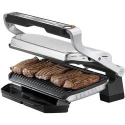 Tefal GC724D Kontaktgrill, Kontaktgrill, Schwarz, Silber