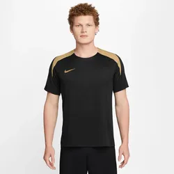 Nike Dri-FIT Strike kurzarm-Fußballoberteil schwarz/gold
