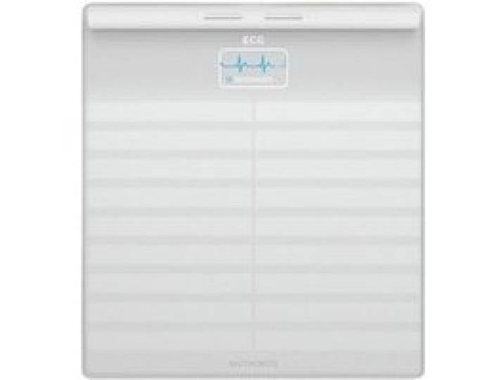 Balance Connectée - Withings - Body Scan - Blanche - Électrocardiogramme - 180 kg - 50 g de graduation