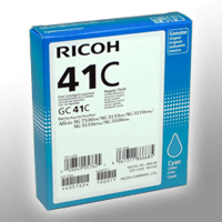 Ricoh Gel Cartridge 405762 GC-41C cyan OEM