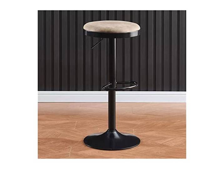 Bvn5kQ3dy Barstühle Um 360° drehbarer, höhenverstellbarer Esszimmerstuhl (67–80 cm)(Schwarz)