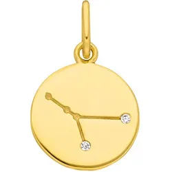 LEAF - KETTENANHÄNGER - KREBS ZODIAC SIGN - gold