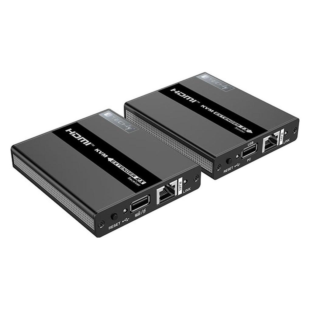Manhattan HDMI KVM over IP/Netzwerkkabel Extender Set 1080p, 60 m (154437)