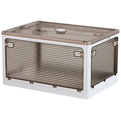 Joybos - Weiße multifunktionale faltbare Aufbewahrungsbox mit 55 l Fassungsvermögen.