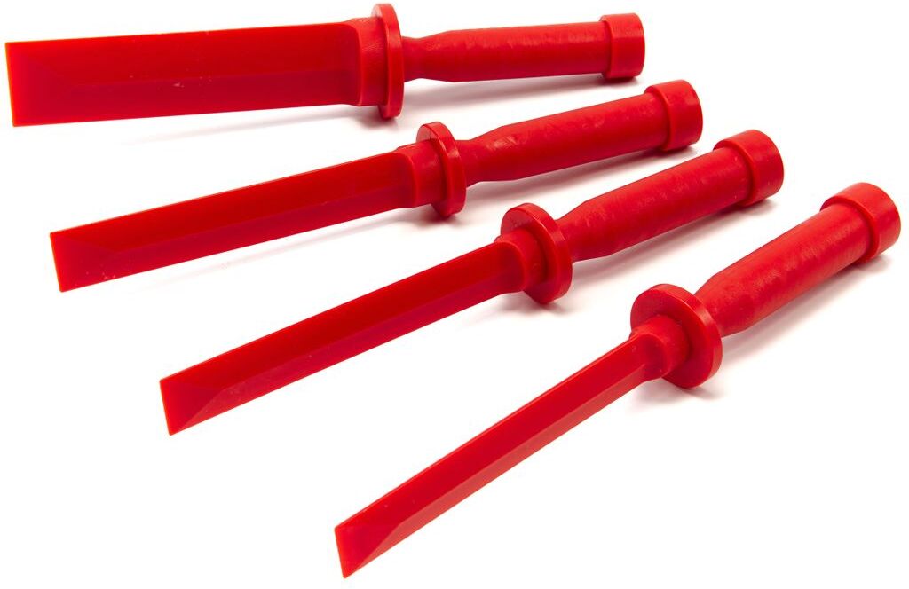 Set di raschietti in plastica HBM 4 pezzi