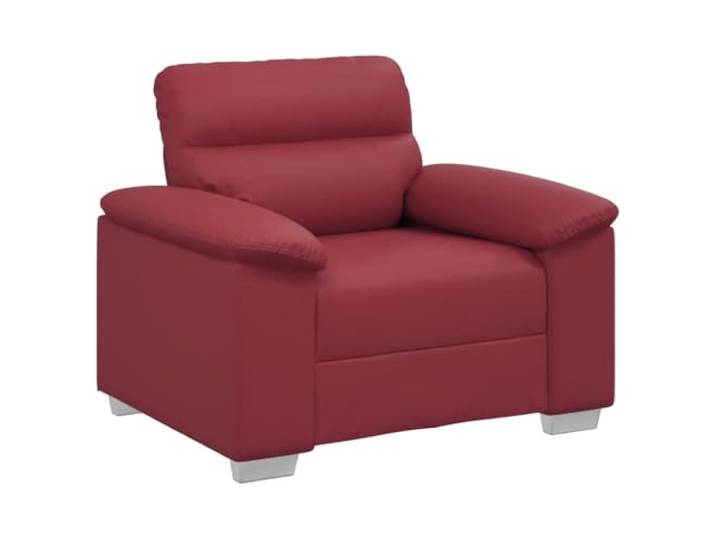 vidaXL Sessel Weinrot 100x81x84 cm Kunstleder