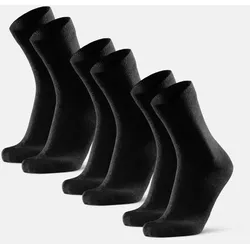 MERINO CREW SOCKEN - 3-Pack - Schwarz - 48-51