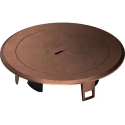 Hager Metall Tubus für BSR02 Alt Kupfer