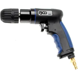 BGS, Bohrmaschine + Akkuschrauber, Druckluft-Bohrmaschine mit 10 mm Schnellspannfutter (Bohrmaschine)