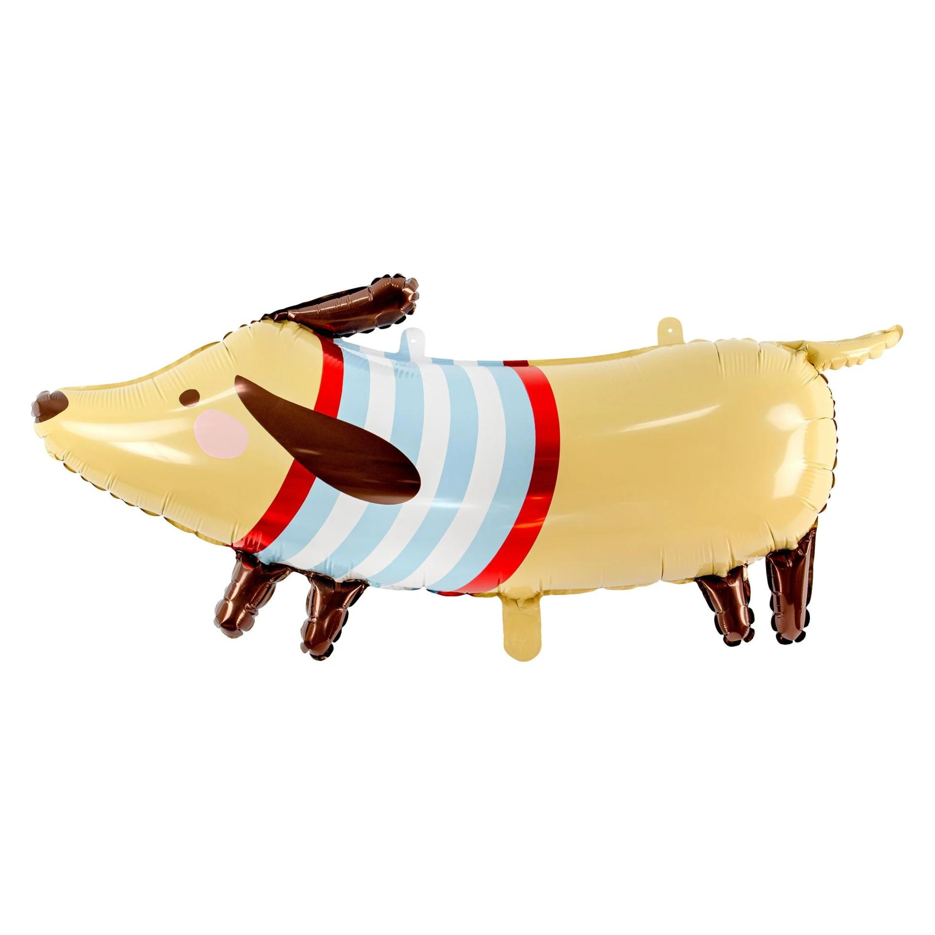 Partydeco Folienballon Dachshund Braun (1x) (FB60)