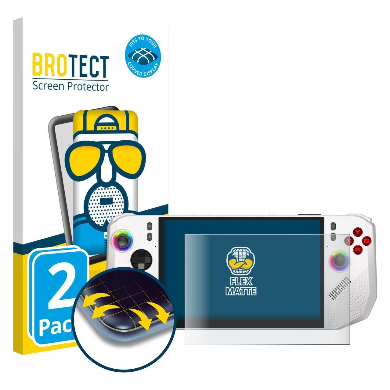 Brotect Fullscreen für MSI Claw A8 BZ2EM Schutzfolie Displayschutz Folie Matt Entspiegelungsfolie (5661895)