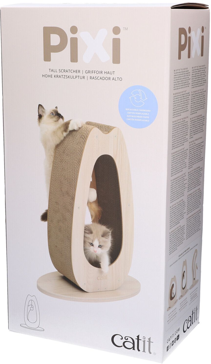 No Brand Katze Kratzspielzeug Tall Scratcher 45x24x56cm 1 St Sonstige