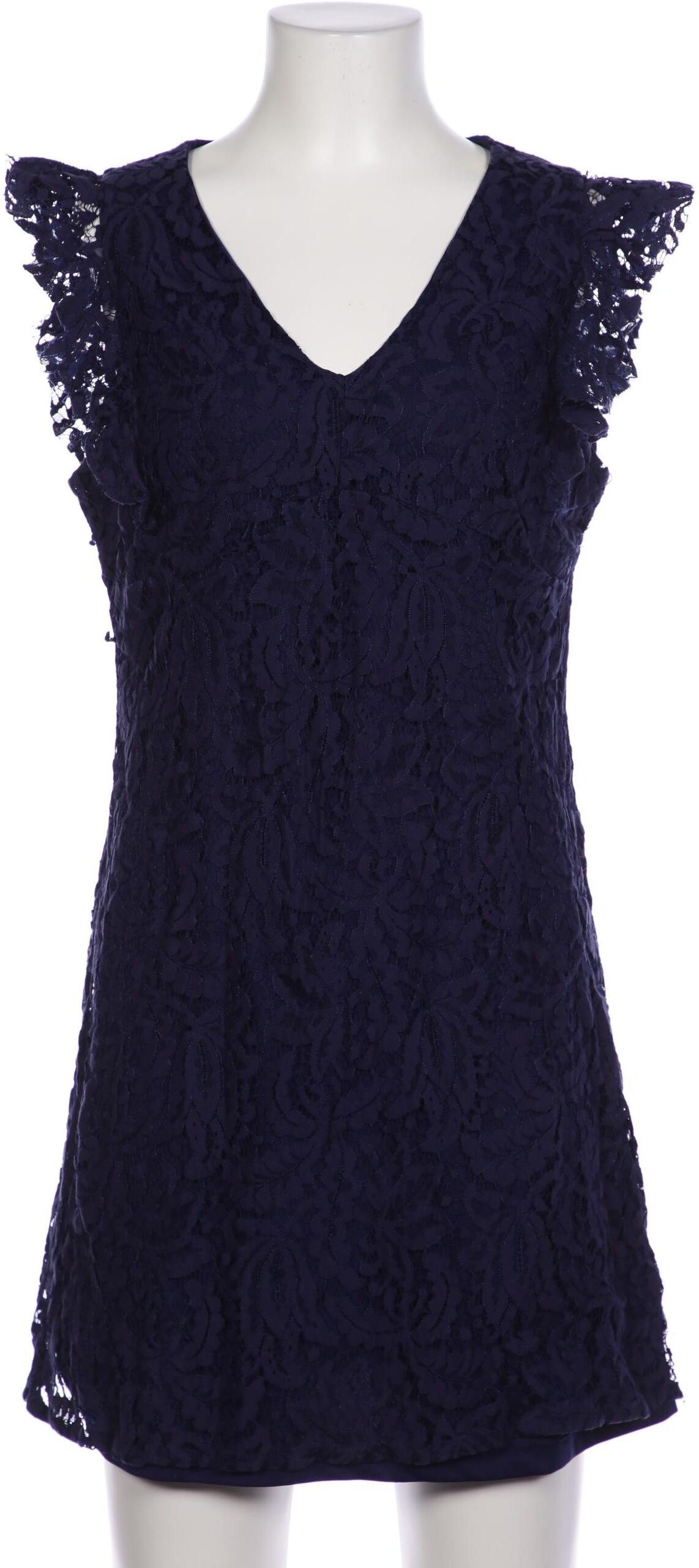 violeta by Mango Damen Kleid, Marineblau, Gr. S, Synthetik - Second Hand