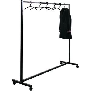 Kerkmann Garderobenständer 6012, schwarz, aus Metall, 167 x 170cm