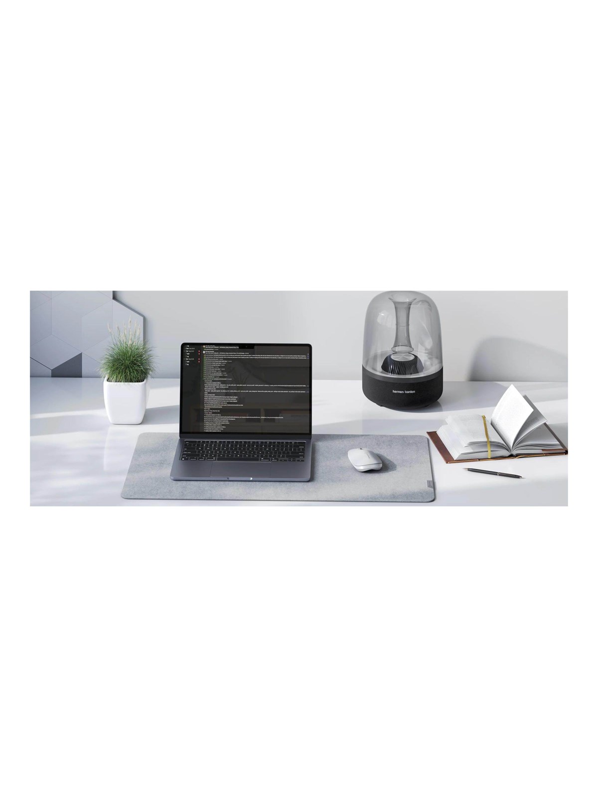 ALOGIC Echelon - mouse - rechargeable - 2.4 GHz Bluetooth 5.0 - white - Maus (Weiß)