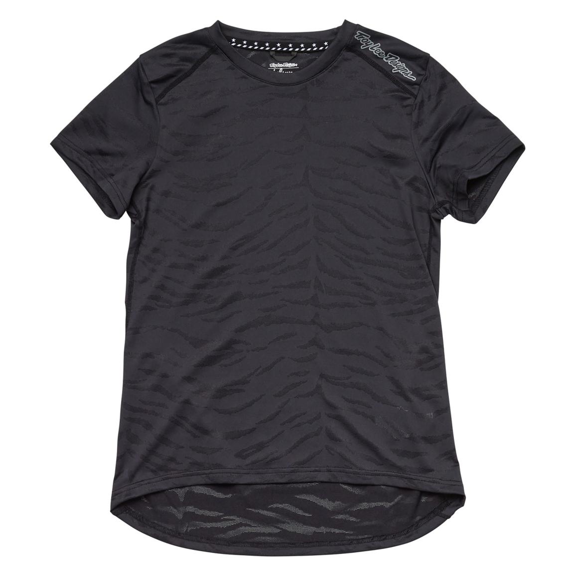Troy Lee Designs Womens Lilium SS Jersey, Tiger Jacquard, black, M (M) (357921003)