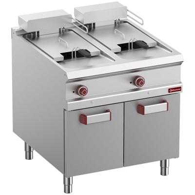Diamond Elektro-Fritteuse 2 Becken 18 Lit., auf Unterschrank (E9/F36A8-N)