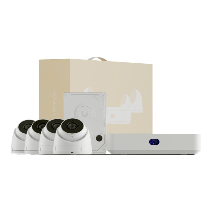 Ubiquiti Networks Ubiquiti UniFi Protect Network Video Recorder Instant Kit, 4x G5 Turret Ultra, 1x TB HDD, 1x NVR Instant UNVR-Instant-Kit