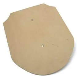 2x Hobby Fun Holzartikel Ritterschild 36 x 28 cm, 1 Stück
