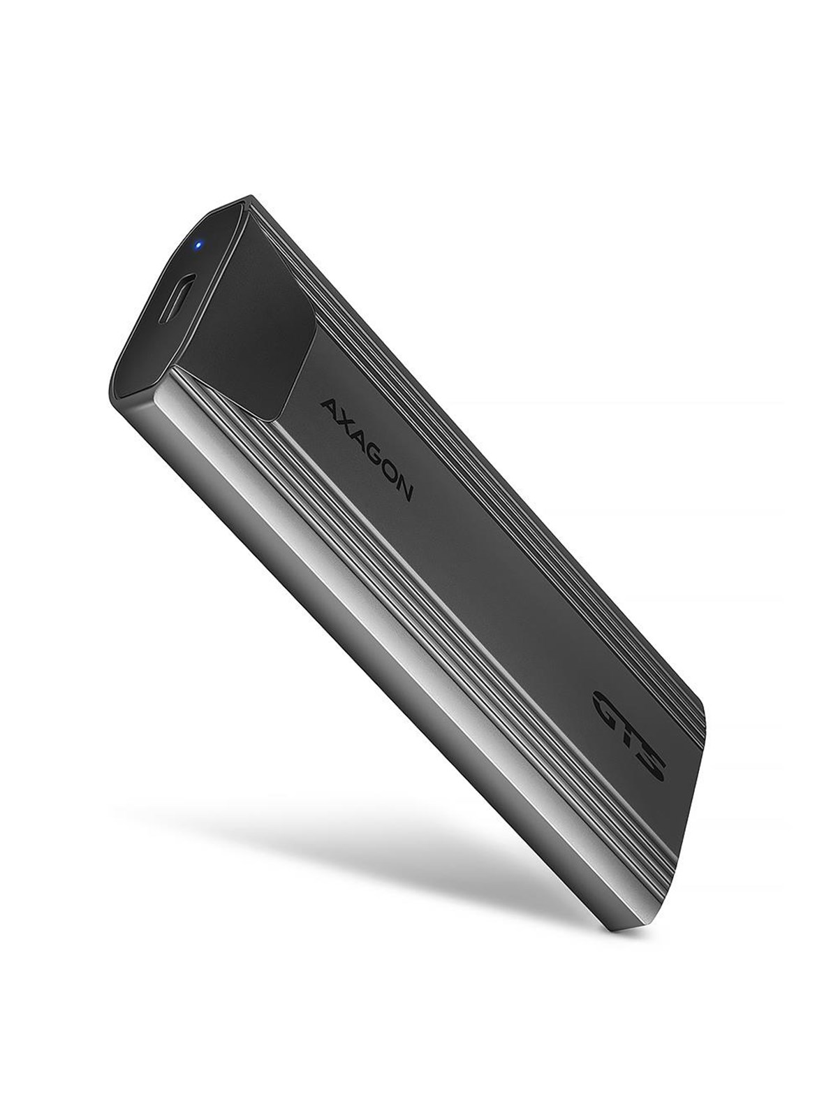 AXAGON SuperSpeed USB-C NVMe M.2 Dünnes Schraubenloses Gehäuse
