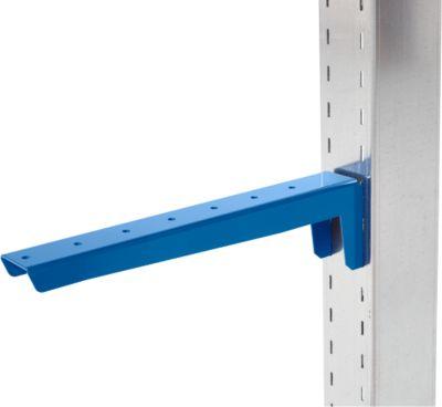 Kragarm KRM, L 500 mm, belastbar bis 300 kg, für Kragarmregal KRM