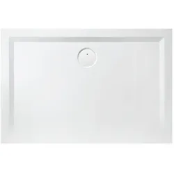 Hoesch Muna Mineralguss-Duschwanne 4174xA715 110x75x3cm, Schiefergrau, Material Solique