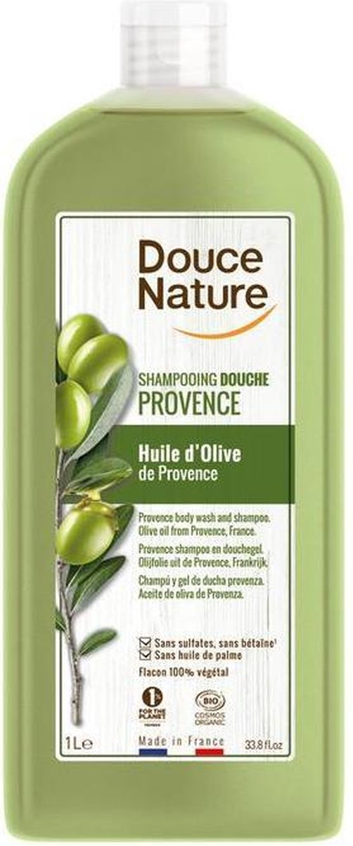 Douce Nature Olive Oil Shower Gel Shampoo 1 L