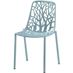 Stuhl Forest Fast pastellhellblau, Designer Robby & Francesca Cantarutti, 48x81x53 cm