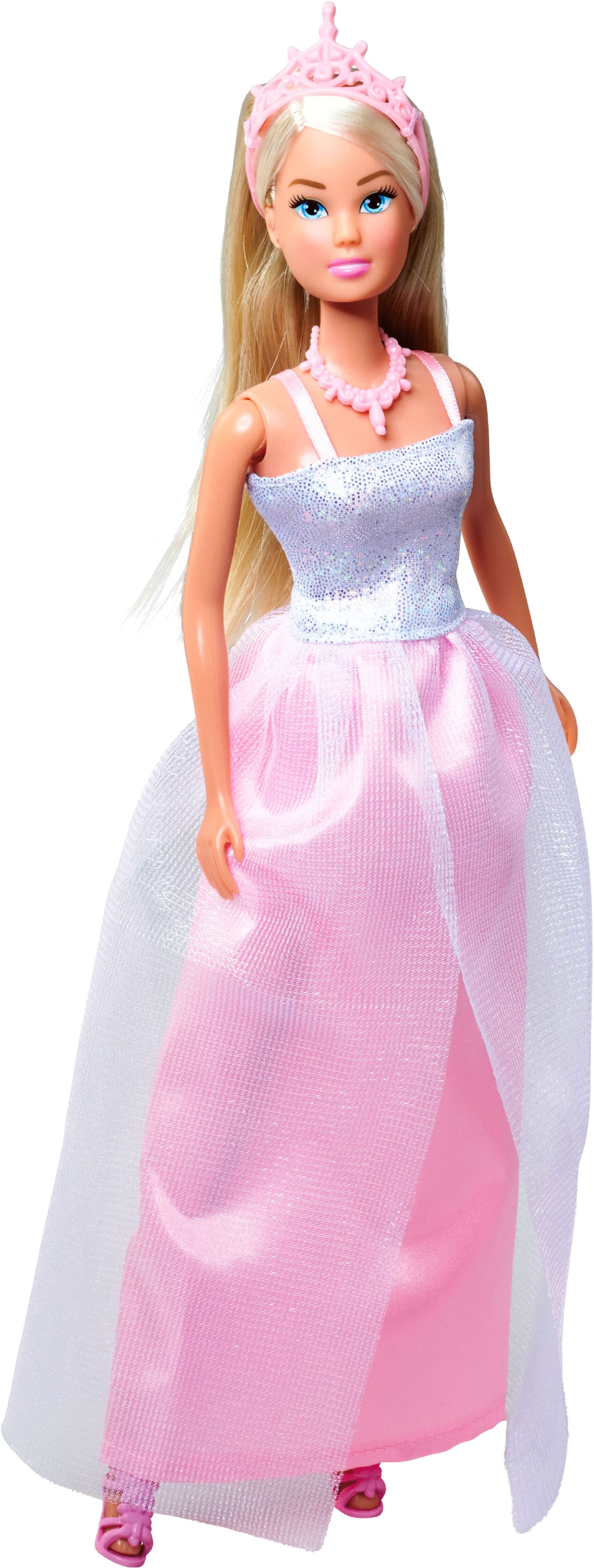Anziehpuppe SIMBA "Steffi Love, Princess Fashion", bunt, Puppen, Kinder, Anziehpuppe, mit 7 verschiedenen Kleidern