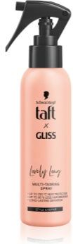 Schwarzkopf Taft x Gliss spray multifuncional para finalização térmica de cabelo Lovely Long 150 ml. Taft x Gliss