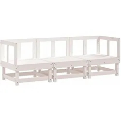 vidaXL, Gartenlounge, Qufones (2x Eck- + Mittelsitz)